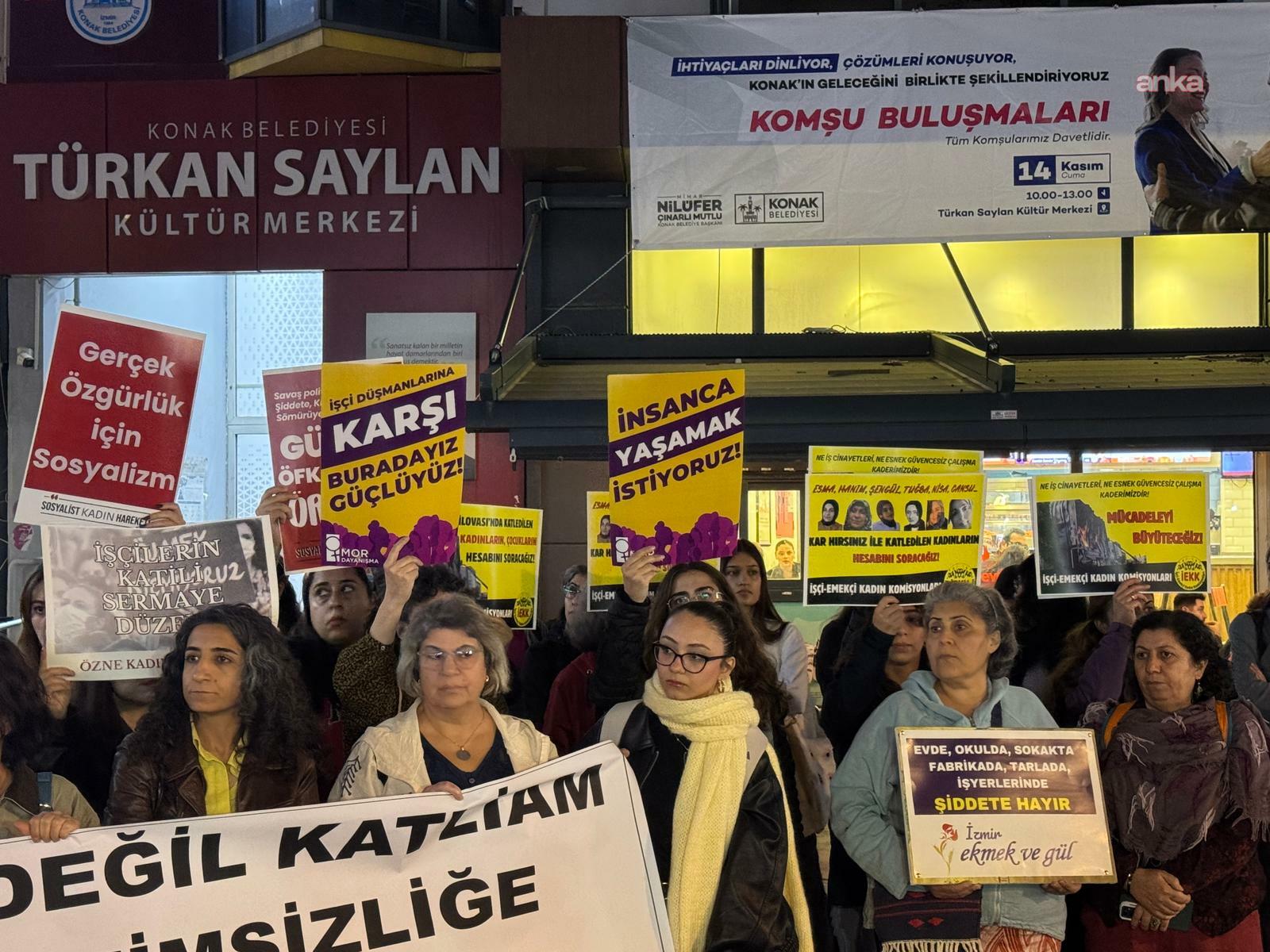 İzmir Kadın Platformu’ndan Dilovası Iş Cinayetine Tepki Bu Sistem Kadınlara Ya Yoksulluk Ya Ölüm Sunuyor (1)