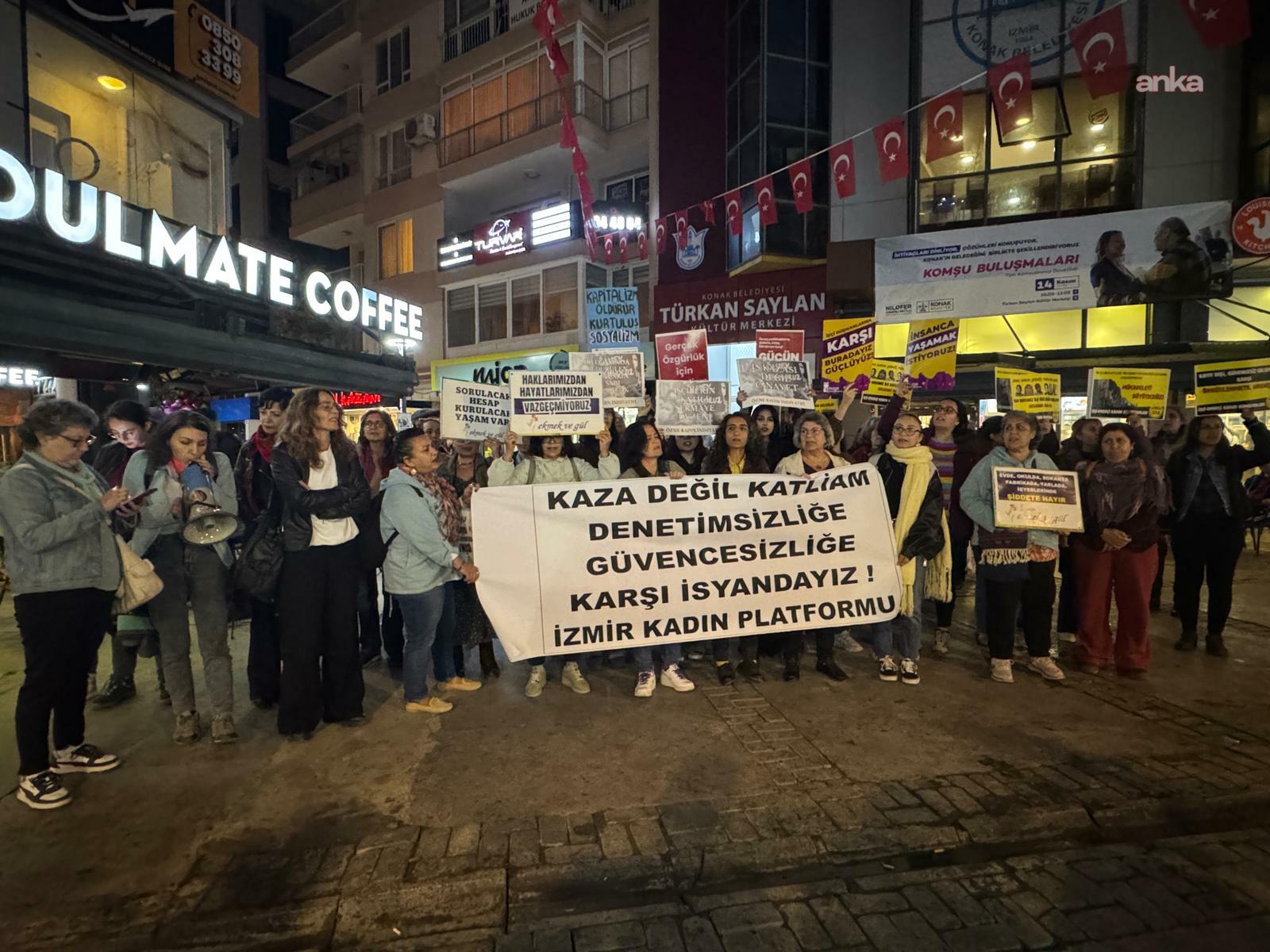 İzmir Kadın Platformu’ndan Dilovası Iş Cinayetine Tepki Bu Sistem Kadınlara Ya Yoksulluk Ya Ölüm Sunuyor (2)