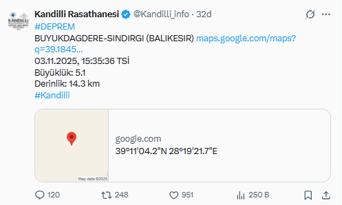 İzmir'de hissedilen bir deprem oldu!