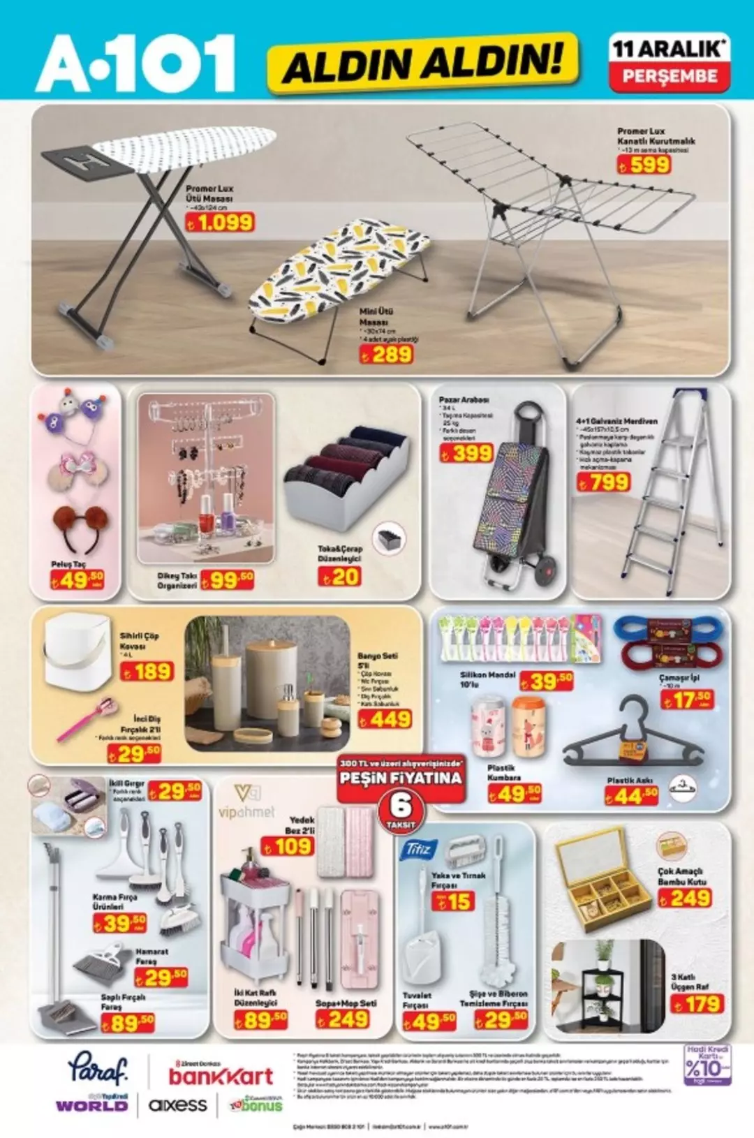 A101' in yeni kataloğu belli oldu: 11 Aralık Perşembe A 101'e tam set balıkçı seti geliyor!