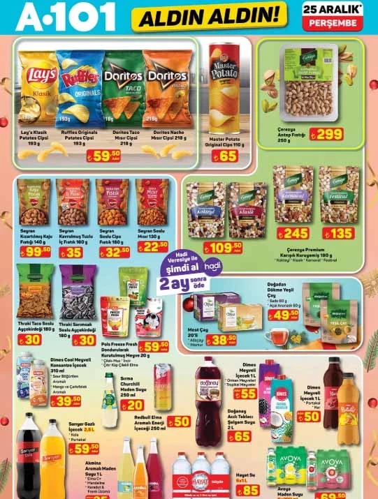 Yılbaşı A 101'de güzel: 25 Aralık Perşembe A101 Aldın Aldın kataloğu belli oldu!