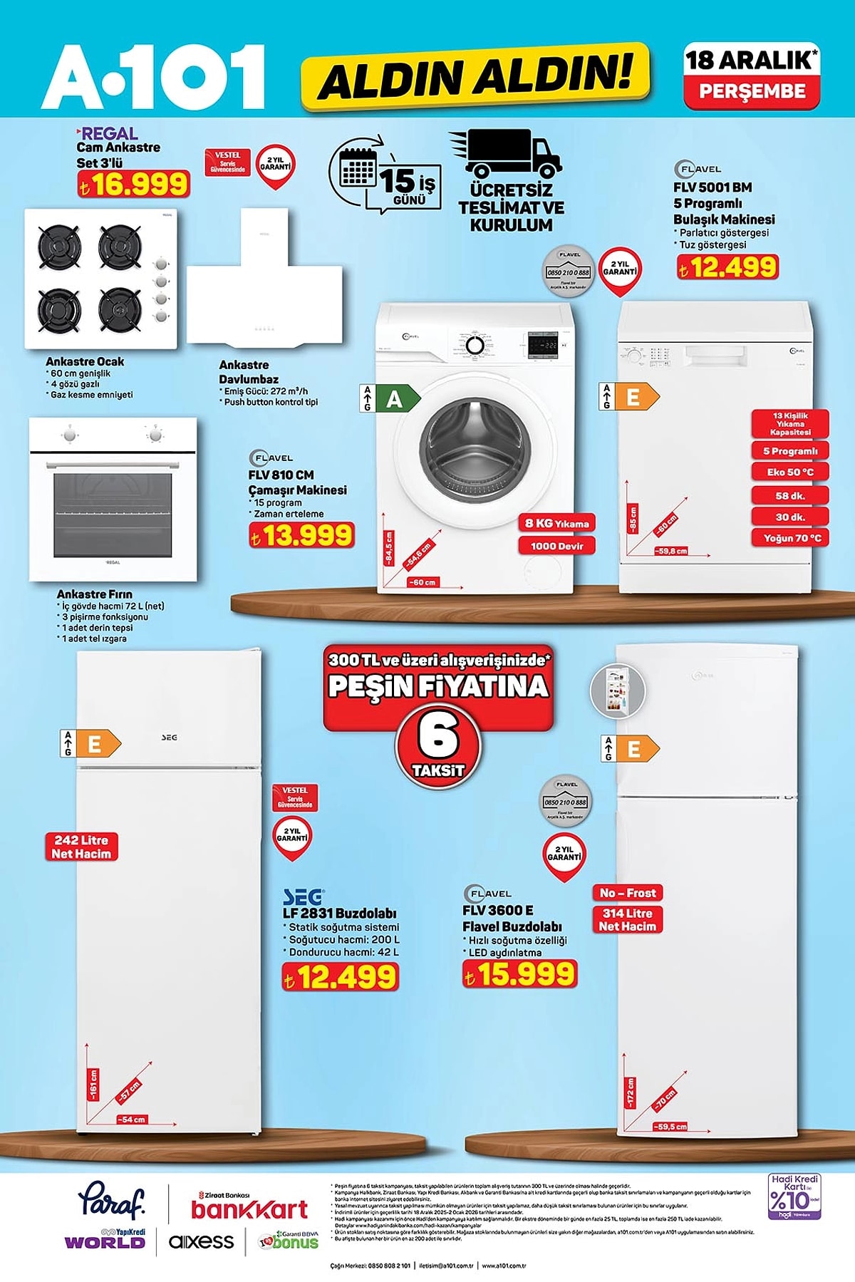Müzik ürünlerinden cam temizleme robotuna... 18 Aralık Perşembe A101 kataloğu belli oldu!