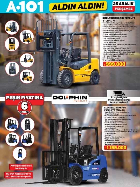 Yılbaşı A 101'de güzel: 25 Aralık Perşembe A101 Aldın Aldın kataloğu belli oldu!