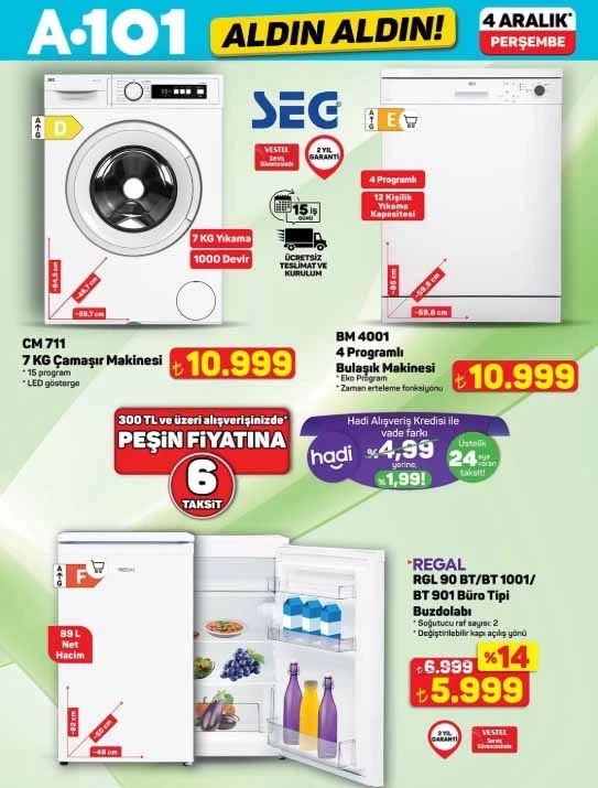 A101'e yeni kataloğu yayınladı: 4 Aralık Perşembe A 101'e yılbaşı ürünleri geliyor!