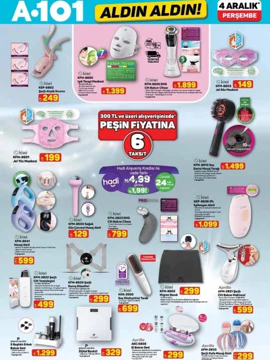 A101'e yeni kataloğu yayınladı: 4 Aralık Perşembe A 101'e yılbaşı ürünleri geliyor!