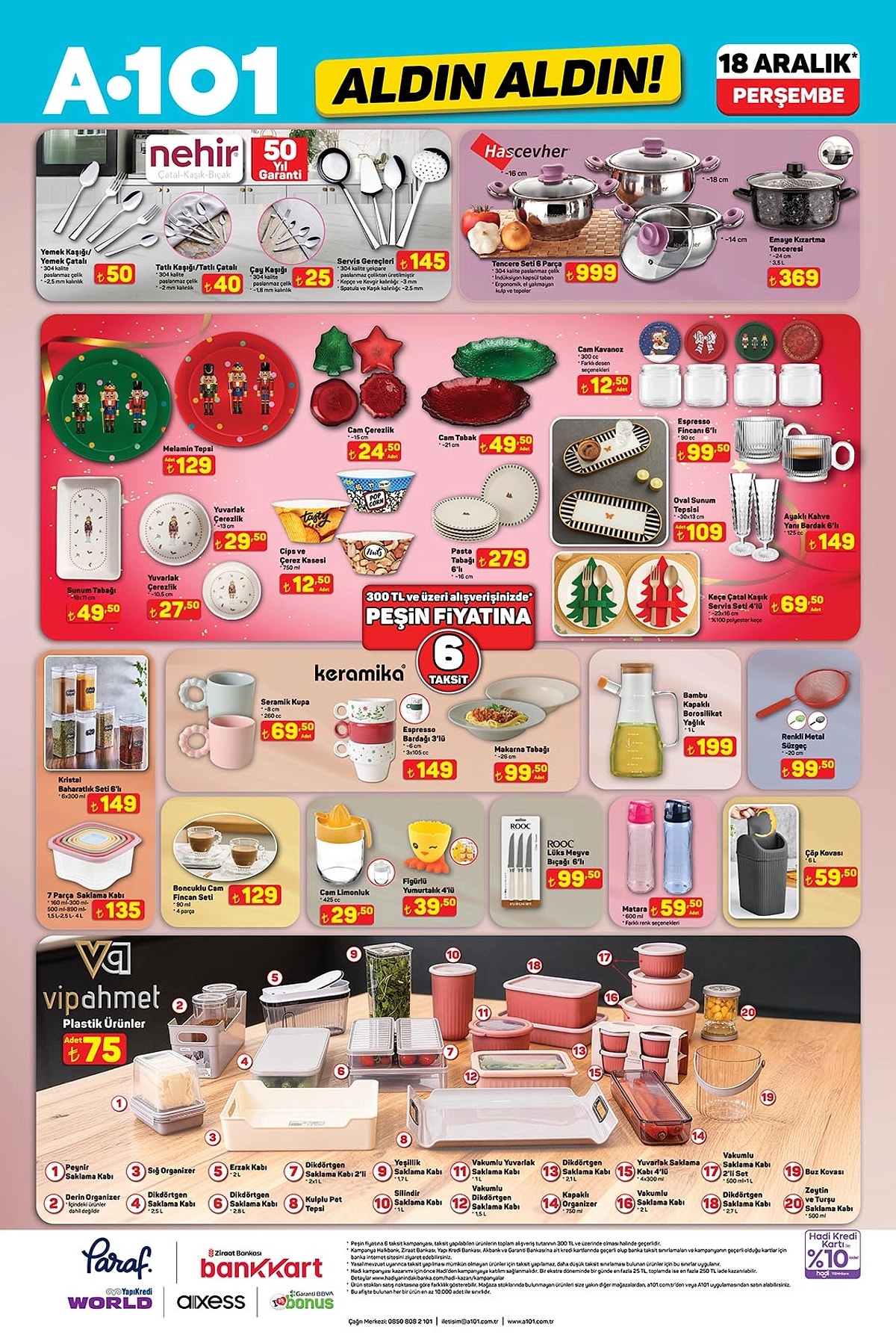 Müzik ürünlerinden cam temizleme robotuna... 18 Aralık Perşembe A101 kataloğu belli oldu!