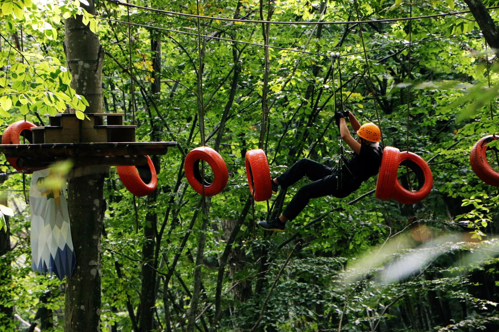 Bornova Homeros Vadisi’nde Yer Alan Macera Parkı, Zipline’dan Ip Parkurlarına Kadar Sunduğu Adrenalin Dolu Aktivitelerle Doğa Tutkunlarını Cezbediyor. Şehir Merkezinden Eshot Ve Metro Ile Kolayca Ulaşılabilen Tesis (3)