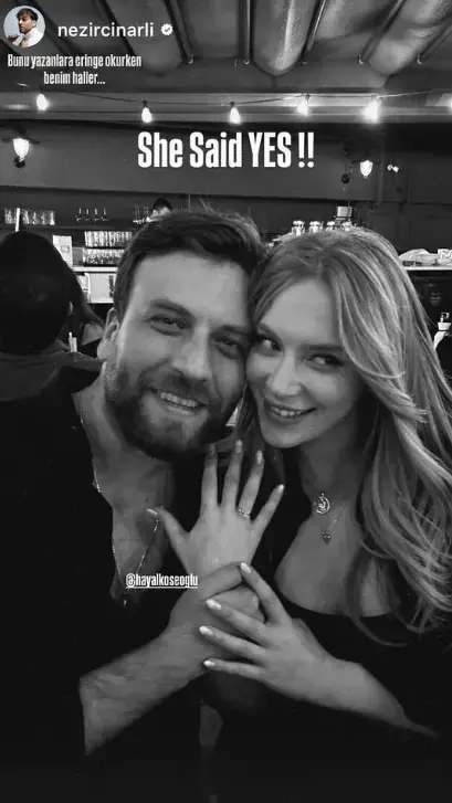 Set Arkadaşlığı Aşka Dönüştü Hayal Köseoğlu’na Doğum Gününde Evlilik Teklifi! (3)