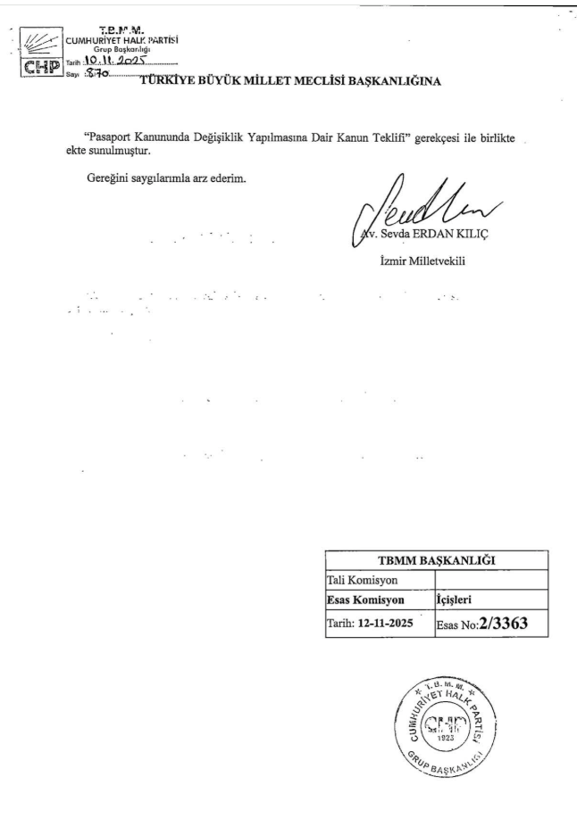 Sevda Erdan Kılıç'tan damgalı pasaport hamlesi: Noterlerin haktan yararlanamaması önemli bir eşitsizlik!