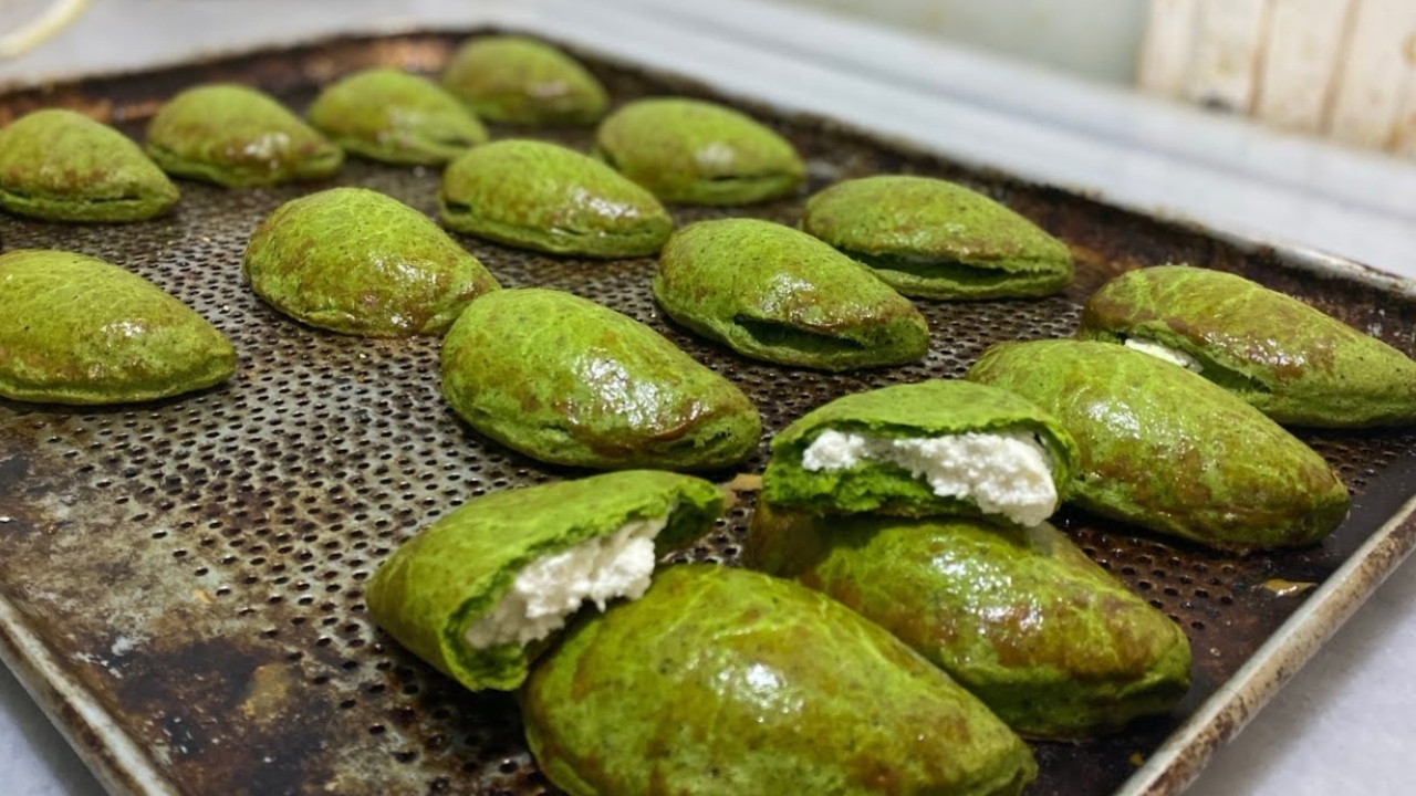 Yeni Trend Lezzet Labneli Yeşil Poğaça Tarifi (2)