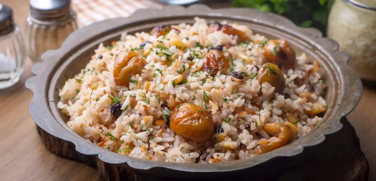 Yılbaşı Sofralarının Vazgeçilmezi Kestaneli Pilav Nasıl Yapılır (1)-1