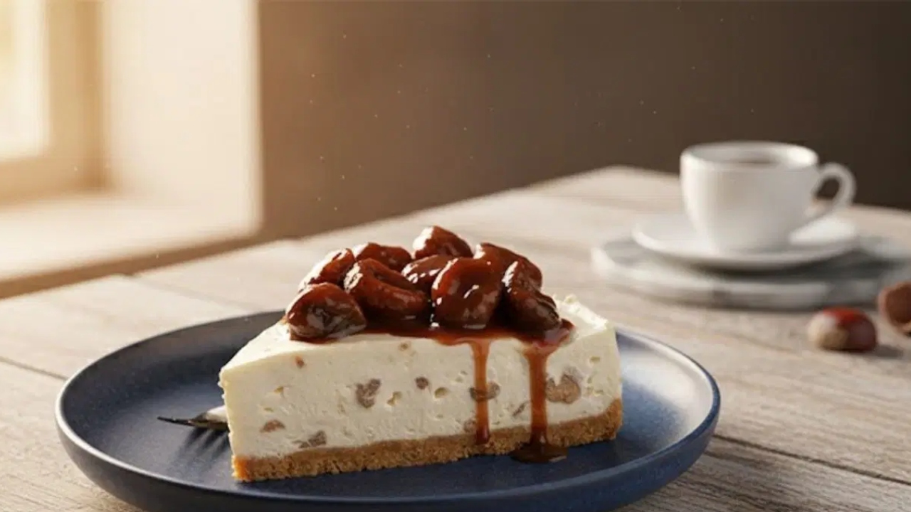 Yılbaşında Sofralarınız Tatlanacak Kestaneli Cheesecake Tarifi (2)
