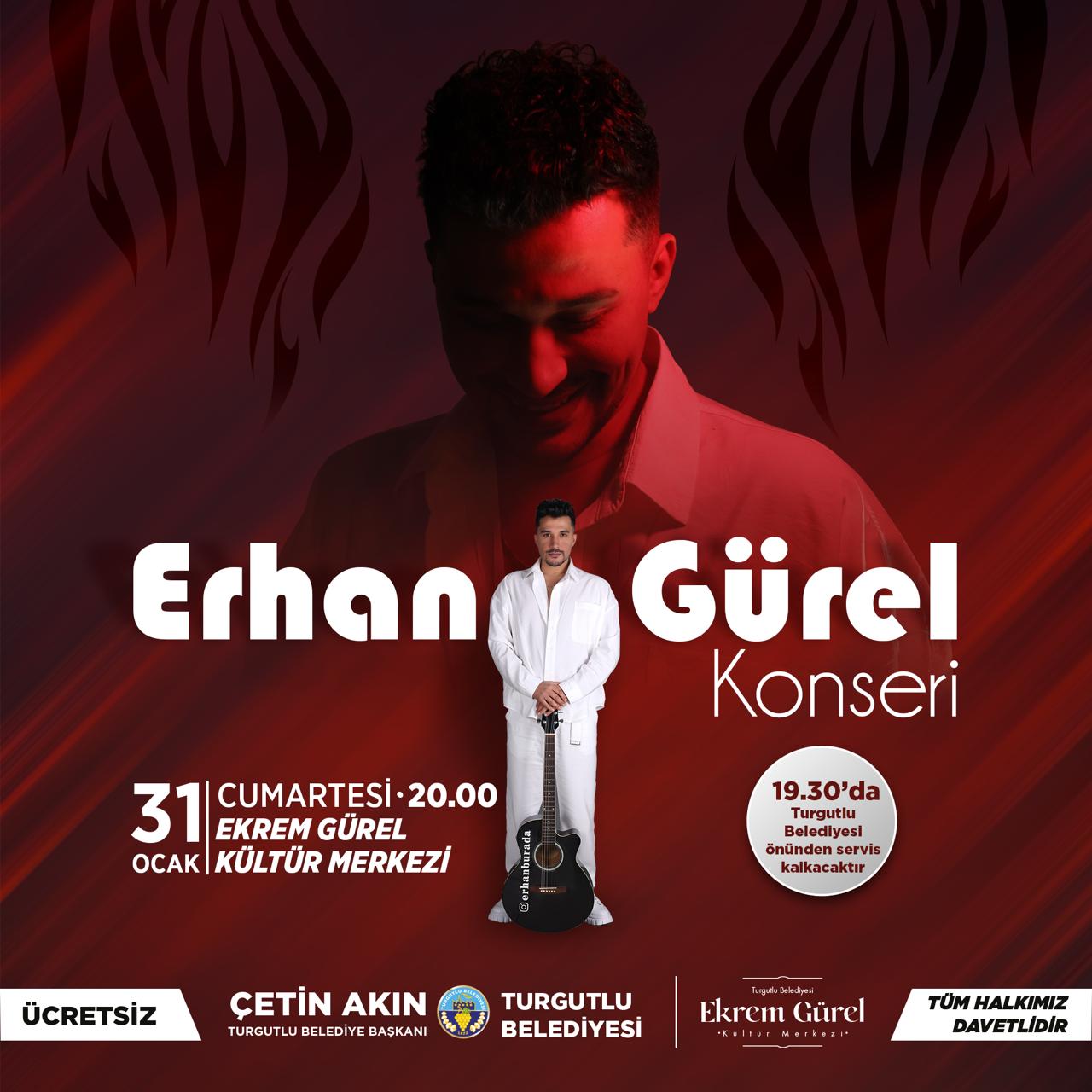 Turgutlulu Genç Müzisyen Ekrem Gürel Kültür Merkezi sahnesinde müzikseverler ile buluşacak!