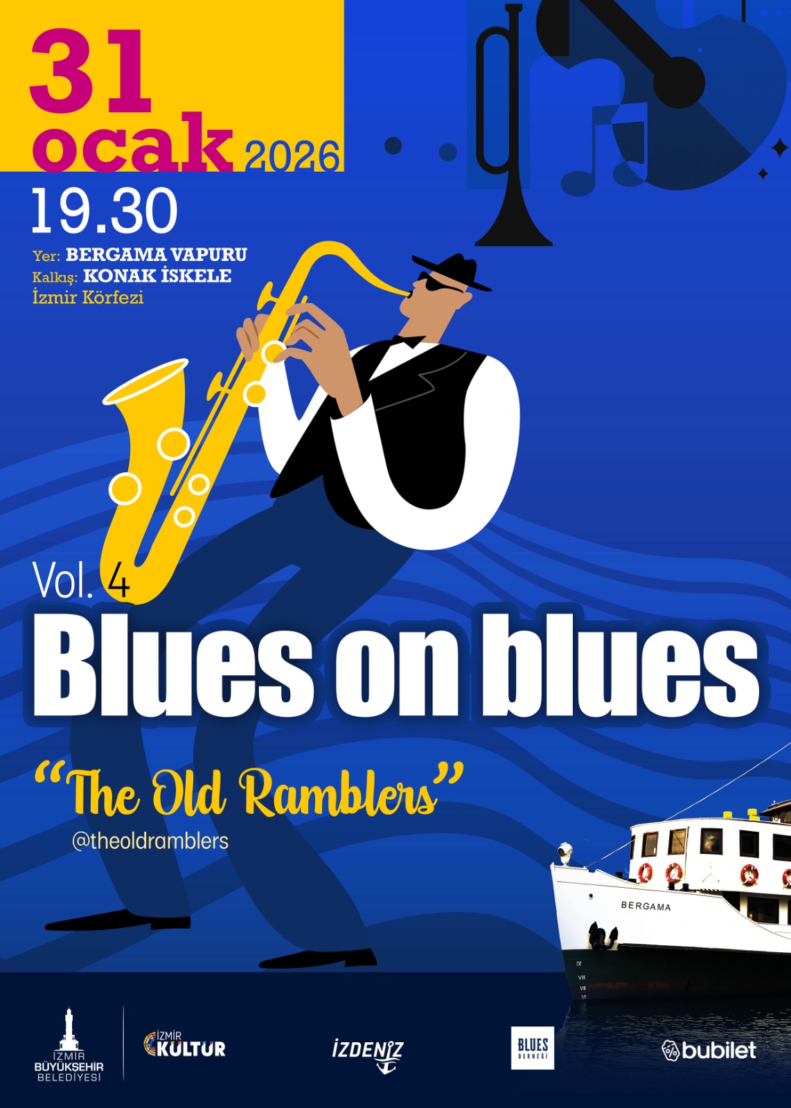 İzmir Körfezi’nde blues keyfi