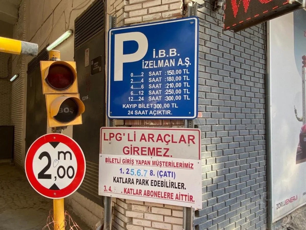 İzmir’de Otopark Ücretlerine Dev Zam!