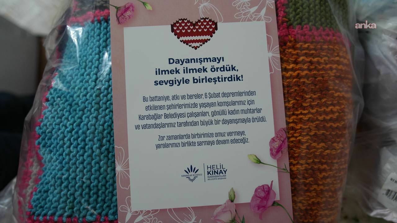 Karabağlar’dan Adıyaman’a Deprem Yaralarına Ilmek Ilmek Dayanışma (2)