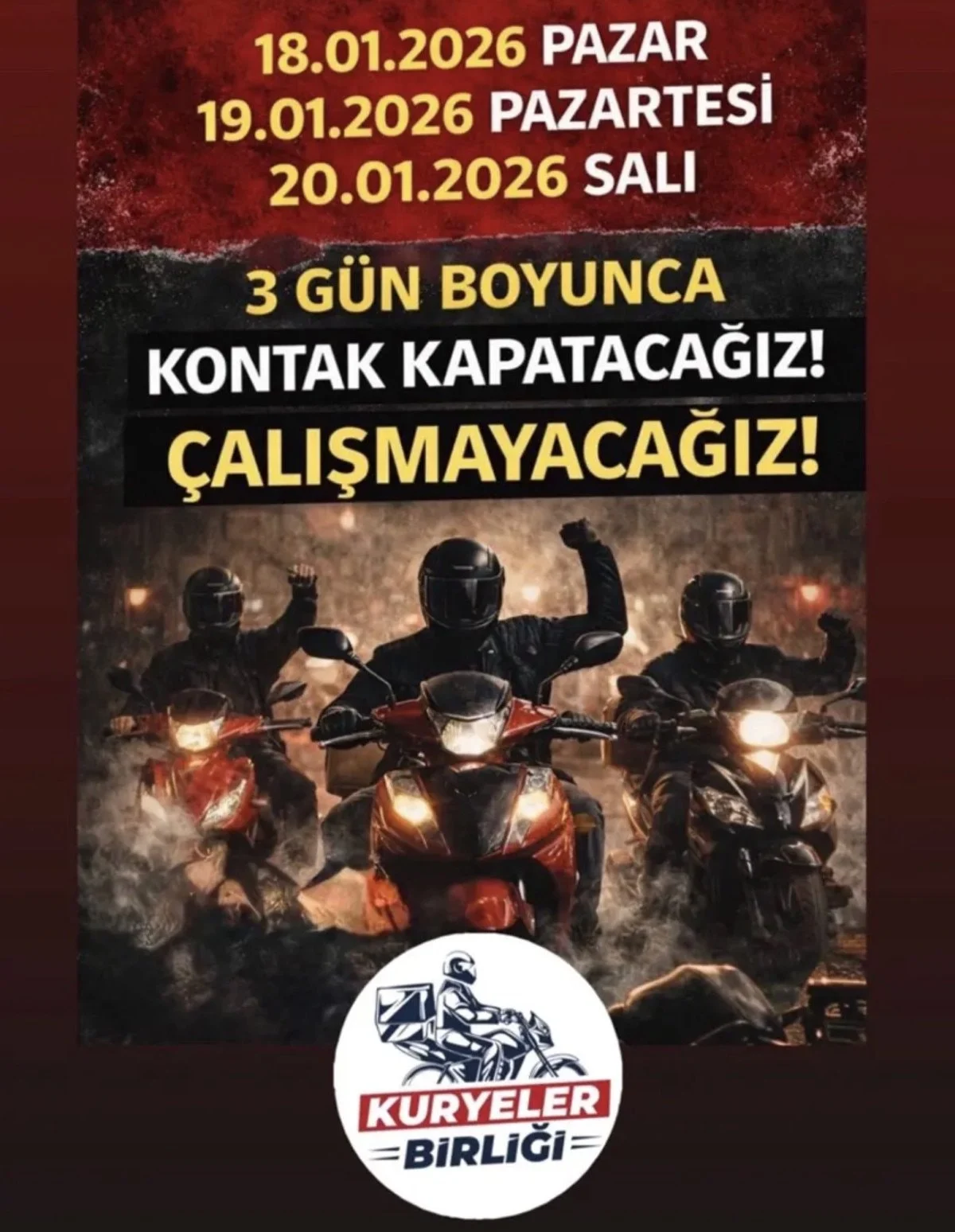 Kuryelerden Zam Tepkisi 3 Gün Kontak Kapatacaklar (2)