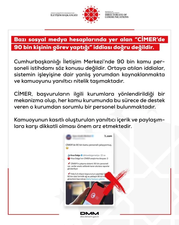 Dmm Den Cimer De 90 Bin Kisinin Gorev Yapiyor Iddialarina Yanit