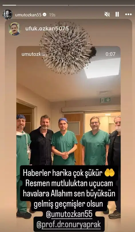 Karaciğer nakli oldu Ufuk Özkan'ın saatler süren ameliyatı sonrası ilk paylaşım