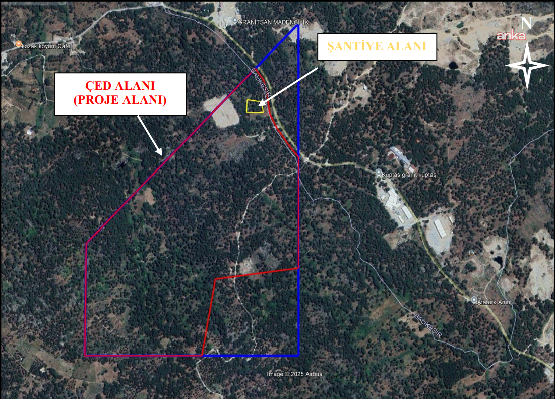 UNESCO adayı fıstık çamı deposuna yapılmak isteniyordu: Bergama’daki tartışmalı granit ocağı projesi yargıya taşındı-1