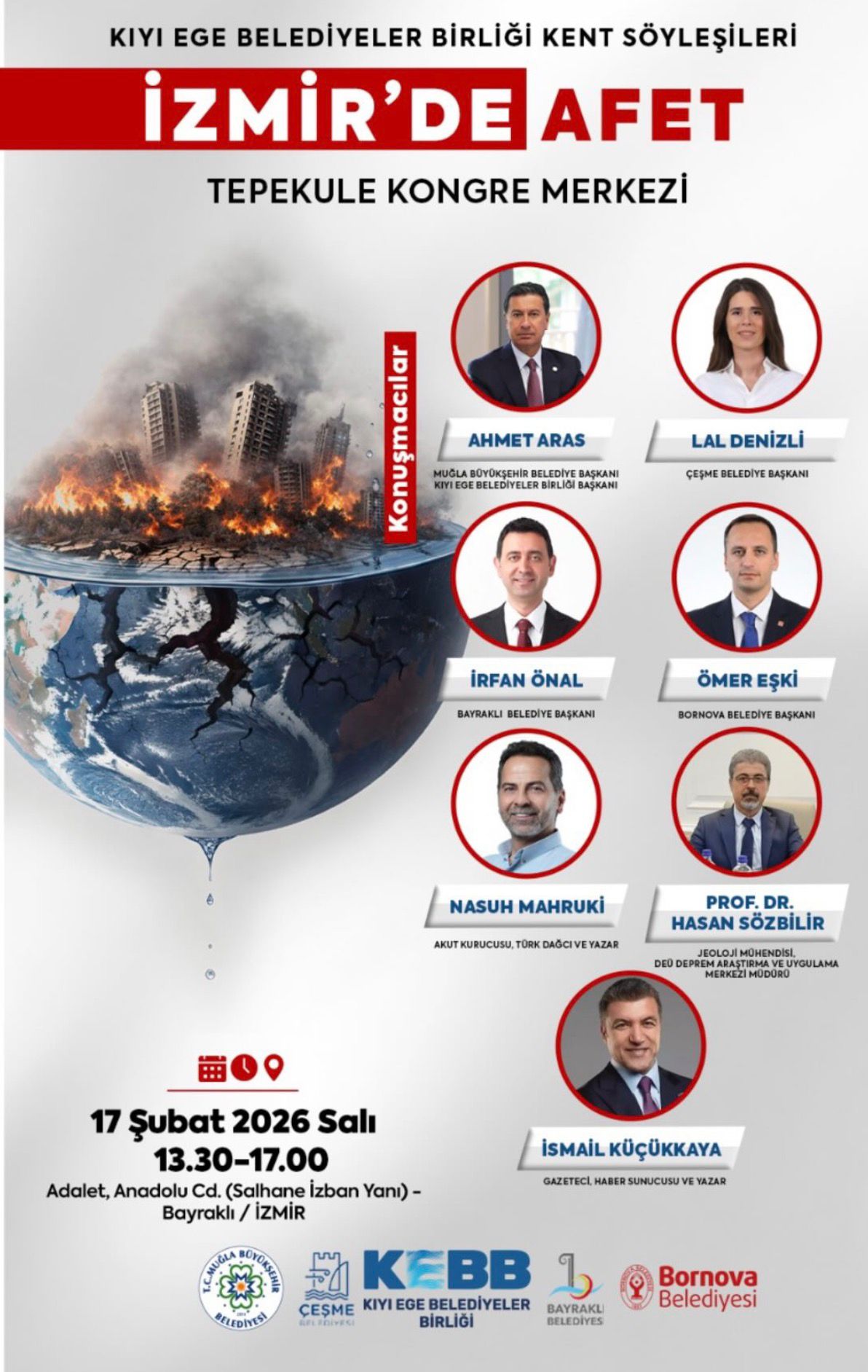 İzmir’de Afet Alarmı Belediye Başkanları Ve Uzmanlar Masada