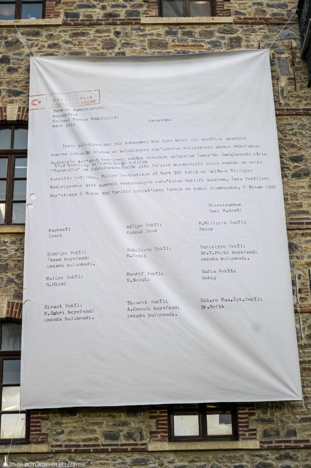 Vakıflar'ın el koymak istediği Meslek Fabrikası'na Atatürk imzalı belgenin görselleri asıldı-1