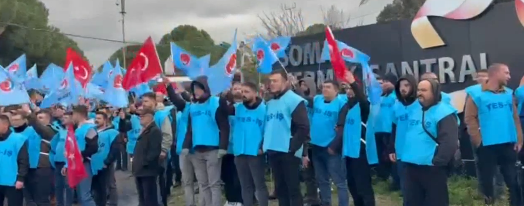 Soma'da Termik Santral Üretimi Durdurma Kararı Aldı İşçiler Ücretsiz Izne Yollandı (3)