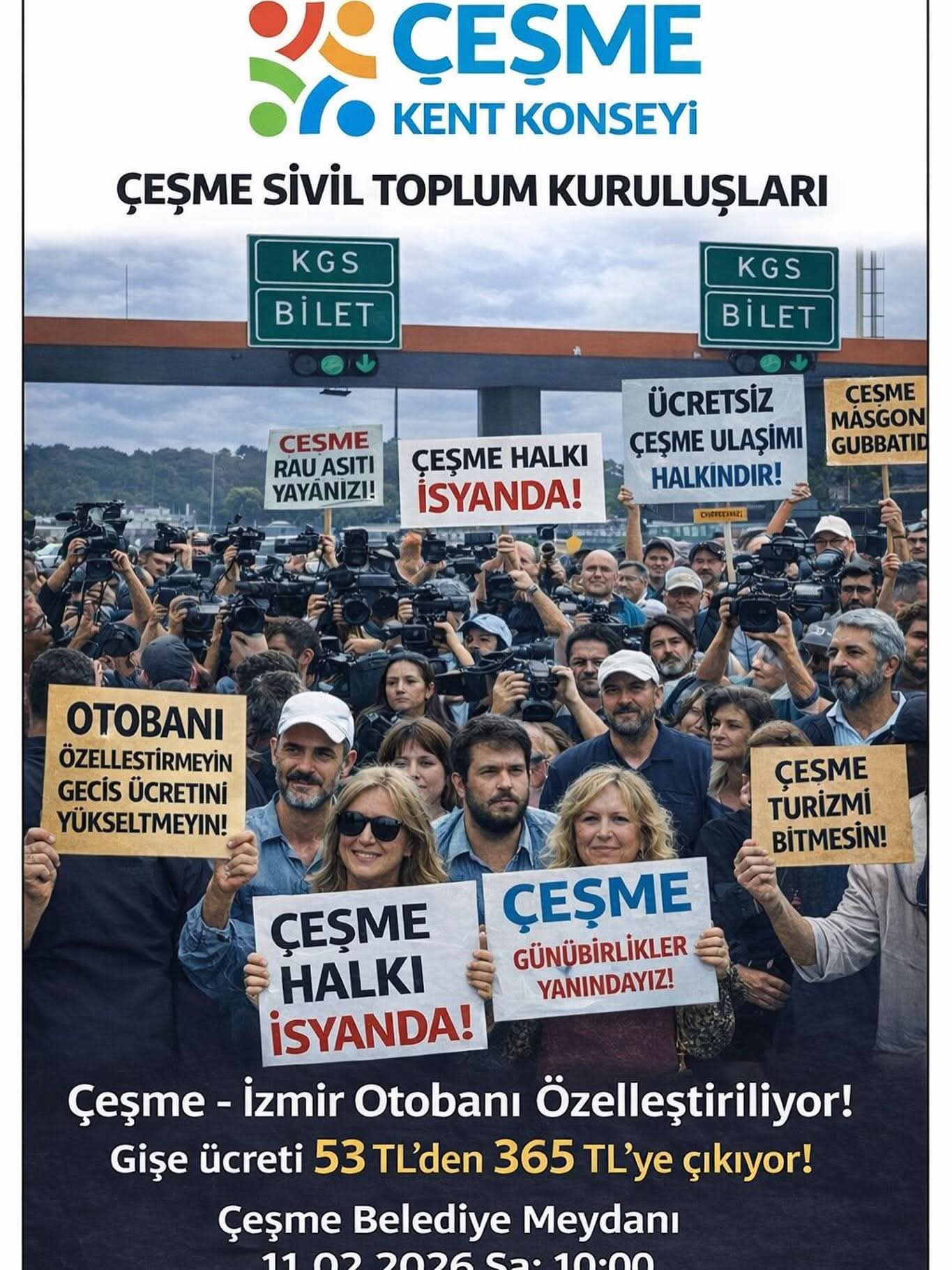 Çeşme’de sivil toplum bileşenlerinden eylem çağrısı!  