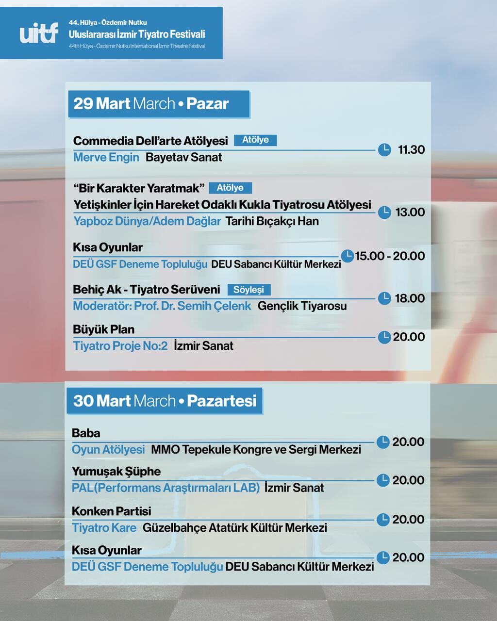 İzmir’de tiyatro şöleni başlıyor: Program dopdolu!