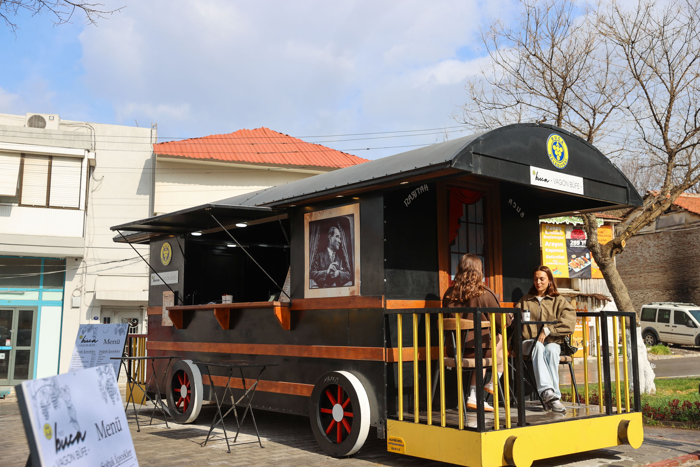 Bucalılara müjde… Vagon ve Ray Büfe hizmete girdi: Çay 15 TL, Türk kahvesi 45 TL-2
