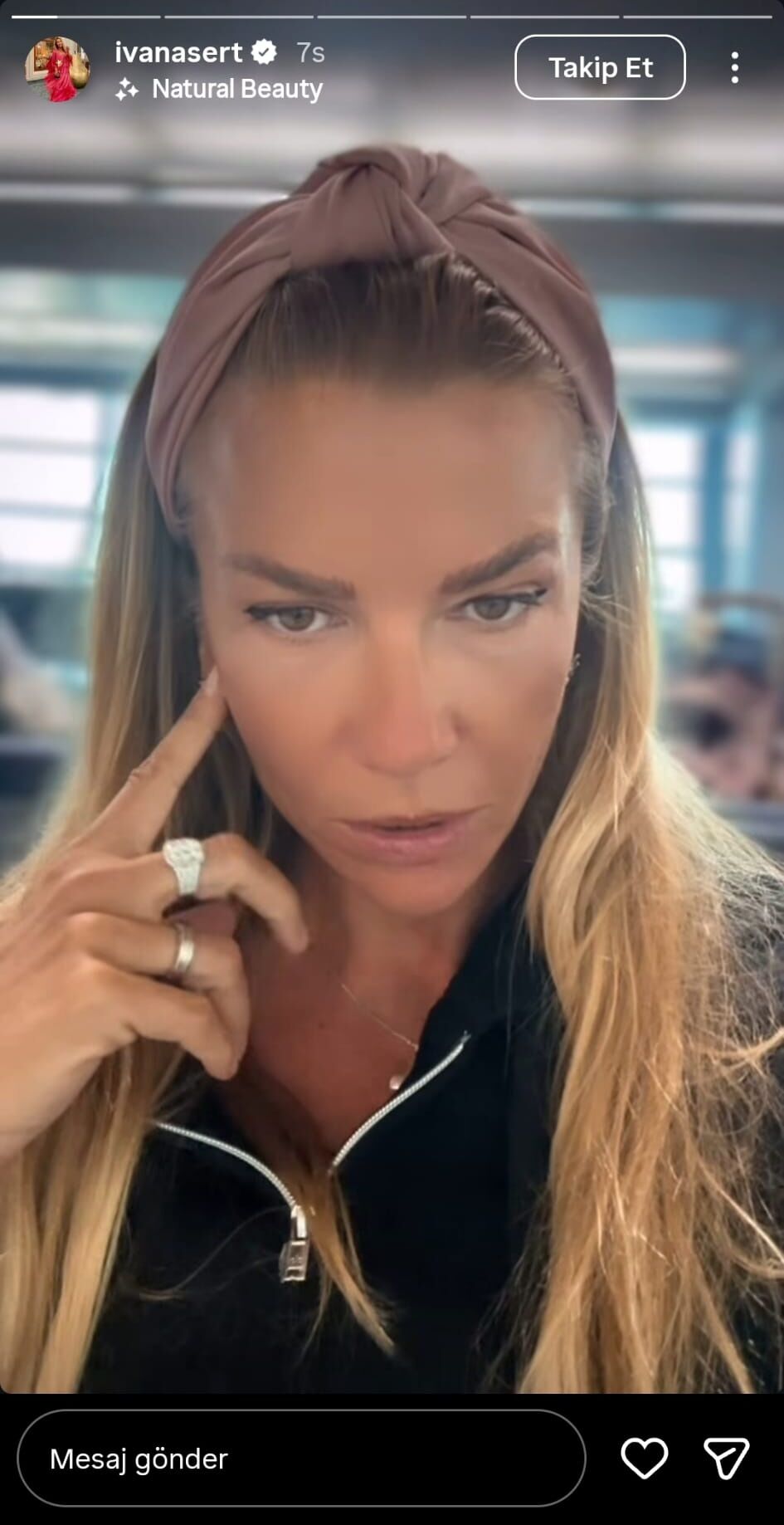 Ivana Sert Dubai'de korku dolu anları: Uçak kalkarken patlamalar meydana geldi!-1