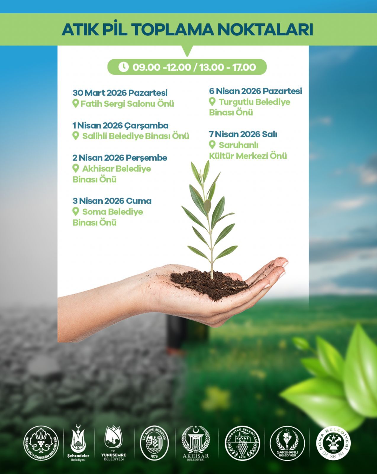 Manisa’da Çevre Seferberliği Yeniden Başlıyor Atık Pil Getir, Zeytin Fidanını A (3)