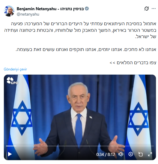 Netanyahu Paylaşımlar (1)