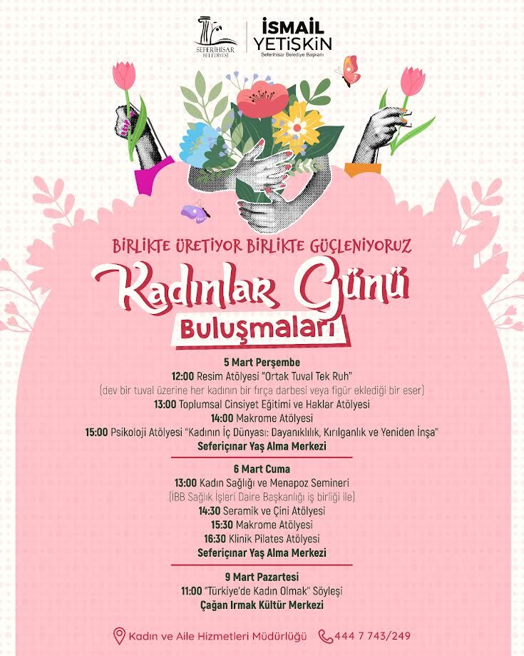 Seferihisar’dan 8 Mart’a Özel Program