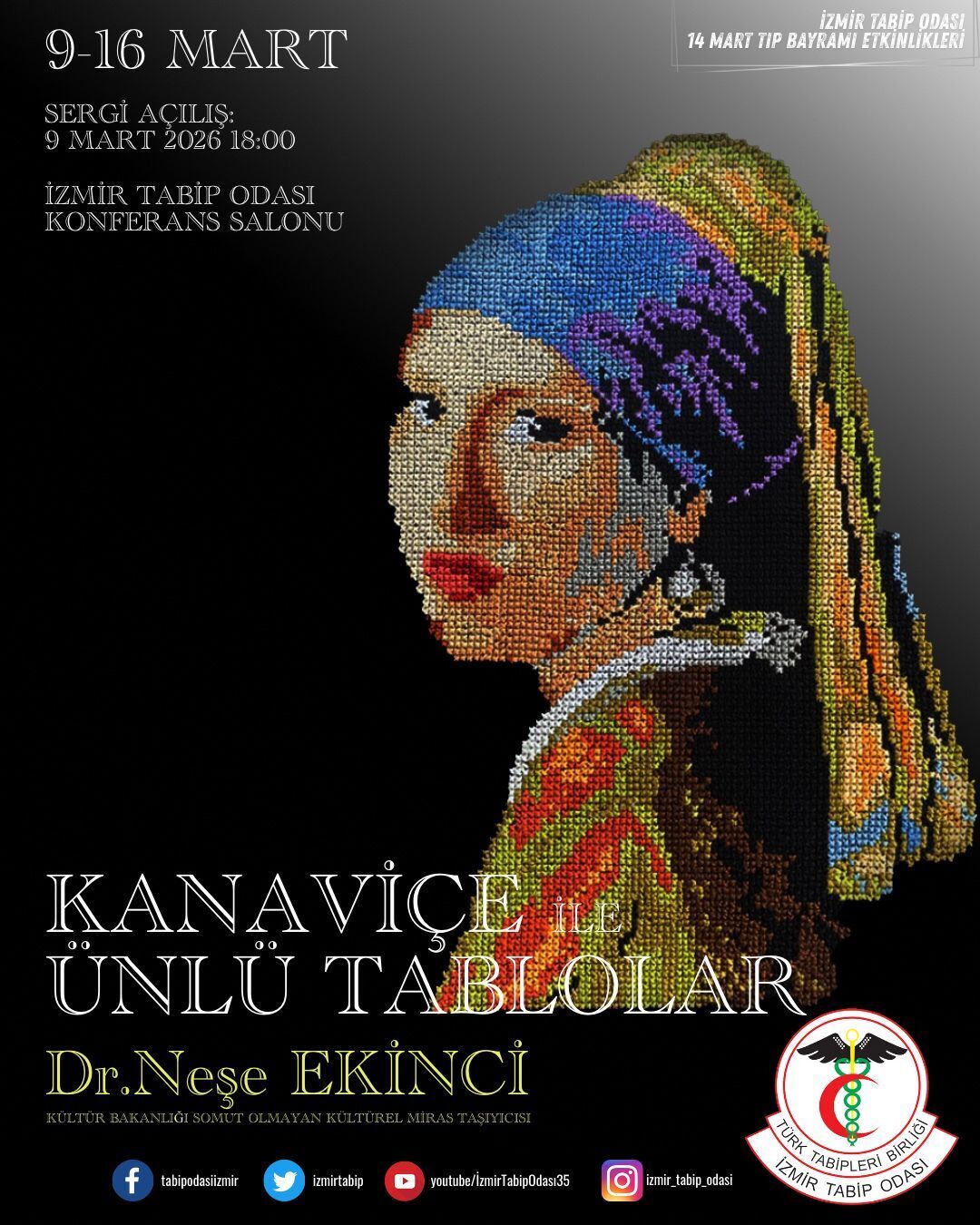 İzmirli tıp doktorunun 53 yıllık tutkusu: Dünyaca ünlü tabloları kanaviçe ile işledi