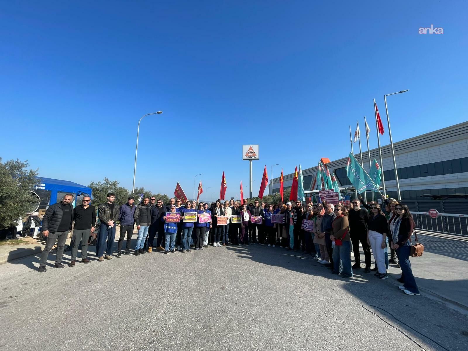 Temel Conta Işçileri 455 Gündür Grevde Kesk'li Kadınlar Işçileri Ziyaret Etti (1)