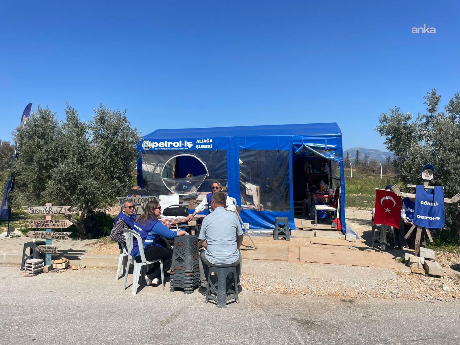 Temel Conta Işçileri 455 Gündür Grevde Kesk'li Kadınlar Işçileri Ziyaret Etti (5)