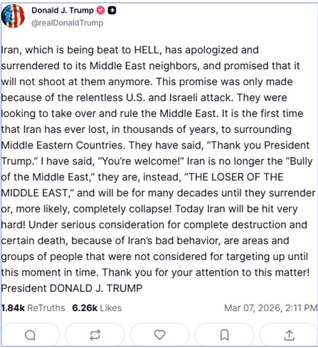 Trump'tan mesaj: İran bugün çok ağır bir darbe alacak