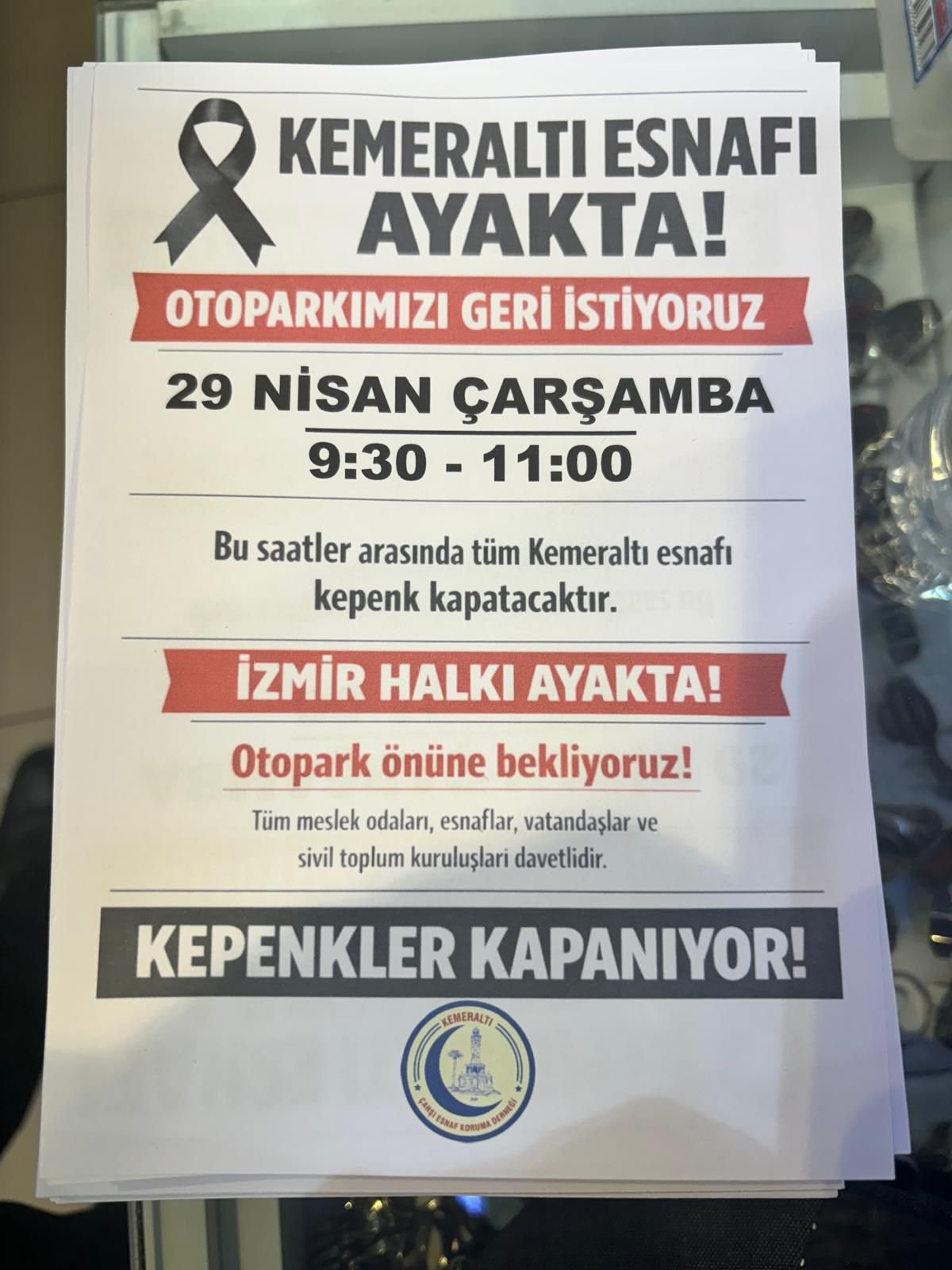 Kemeraltı esnafı kepenk kapatacak: Katlı otopark açılsın!