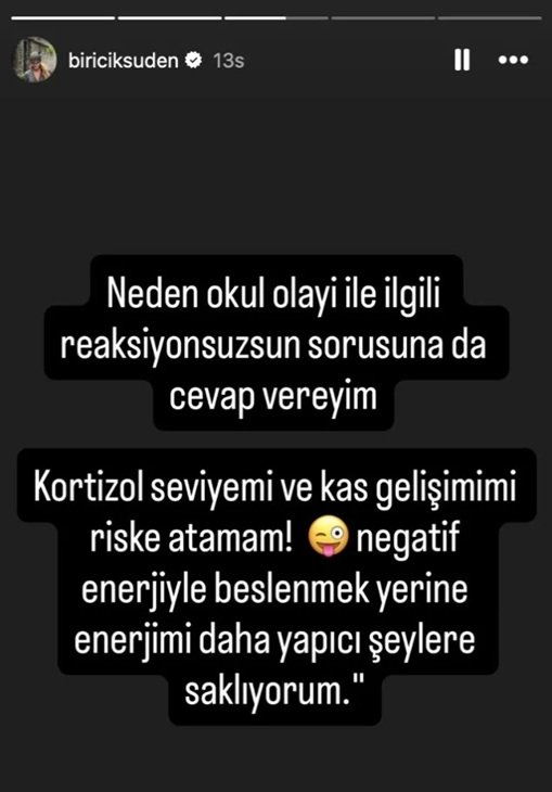 Mazhar Alanson'un eşinden okul saldırılarından sonra tepki çeken paylaşım: Kas gelişimimi riske atamam-1