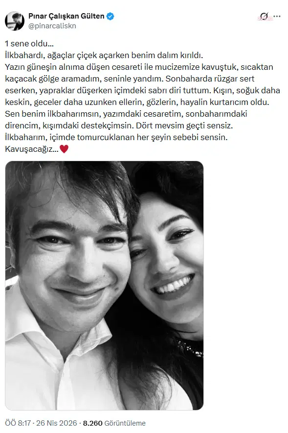 Tutuklu Ramazan Gülten'in eşinden duygu yüklü paylaşım