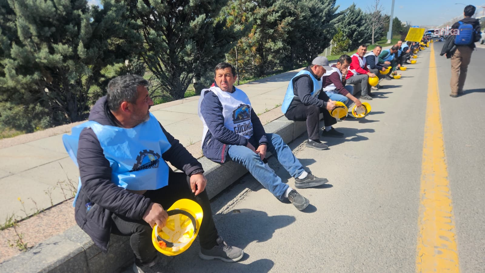 Doruk Madencilik Işçiler Yürüyüş