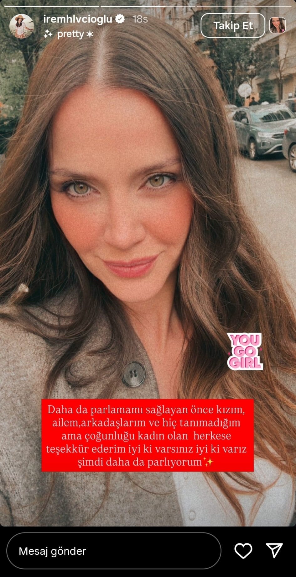 Soyadını kızına veren İrem Helvacıoğlu’ndan paylaşım: Şimdi daha da parlıyorum-1