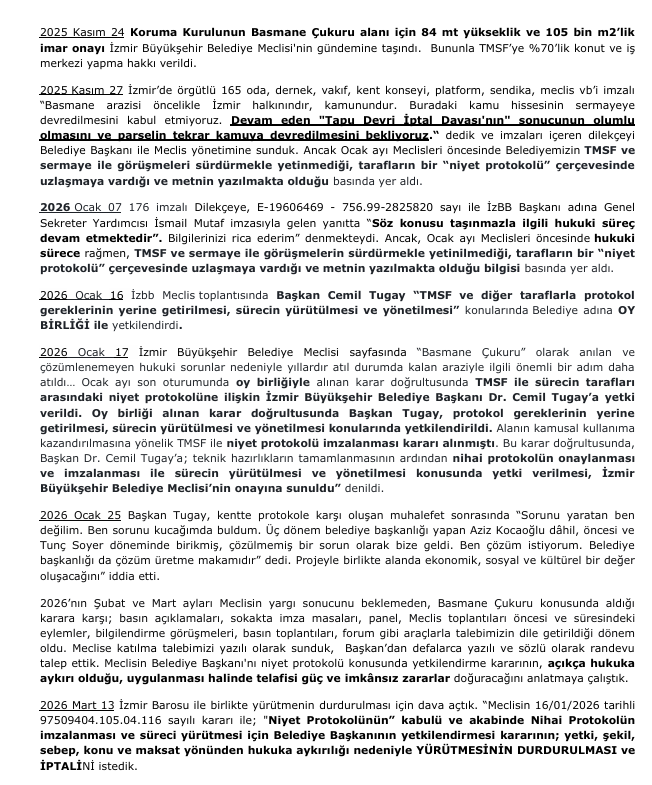 İzmir'de Özgür Özel'e Basmane Çukuru dosyası-1