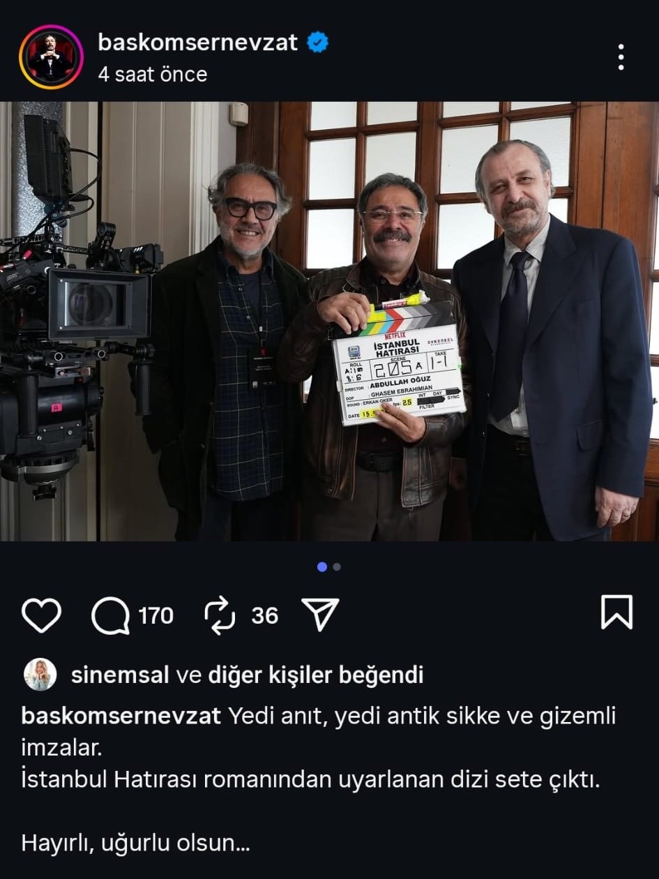 Başrolde Nejat İşler: İstanbul Hatırası'ndan ilk fotoğraf