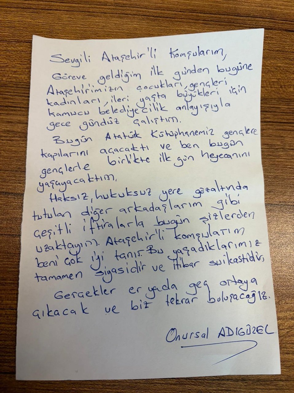 Gözaltındaki Onursal Adıgüzel'den ilk açıklama: Tamamen siyasi!-1