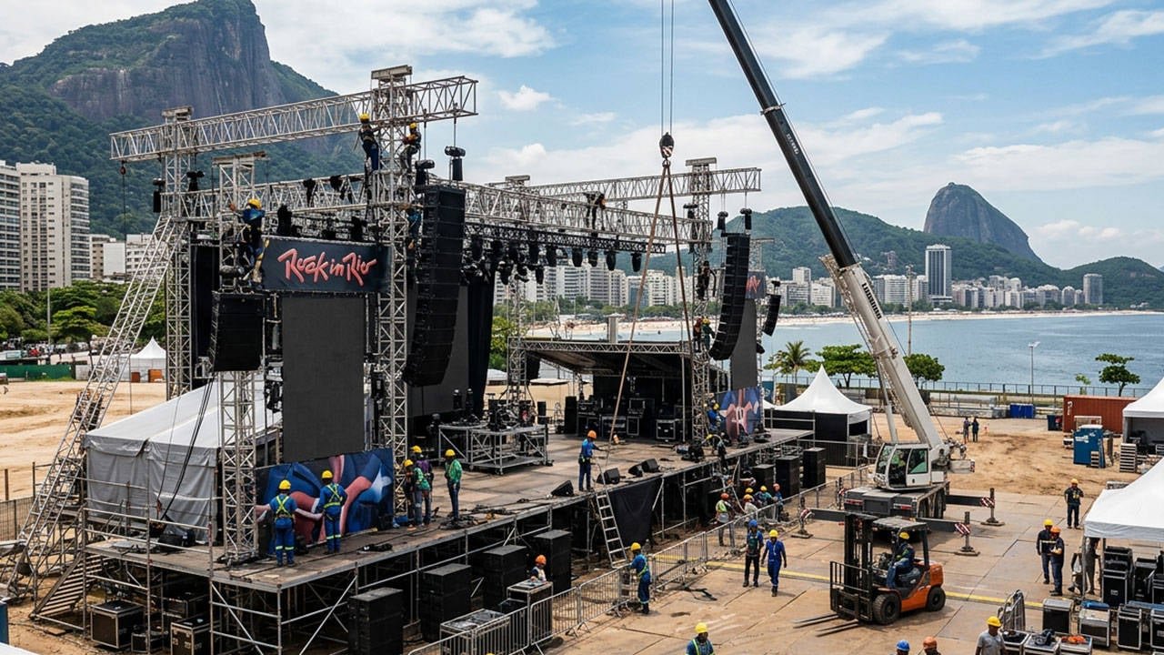 Shakira Konseri Oncesi Facia Sahne Kurulumunda Bir Teknisyen Hayatini Kaybetti