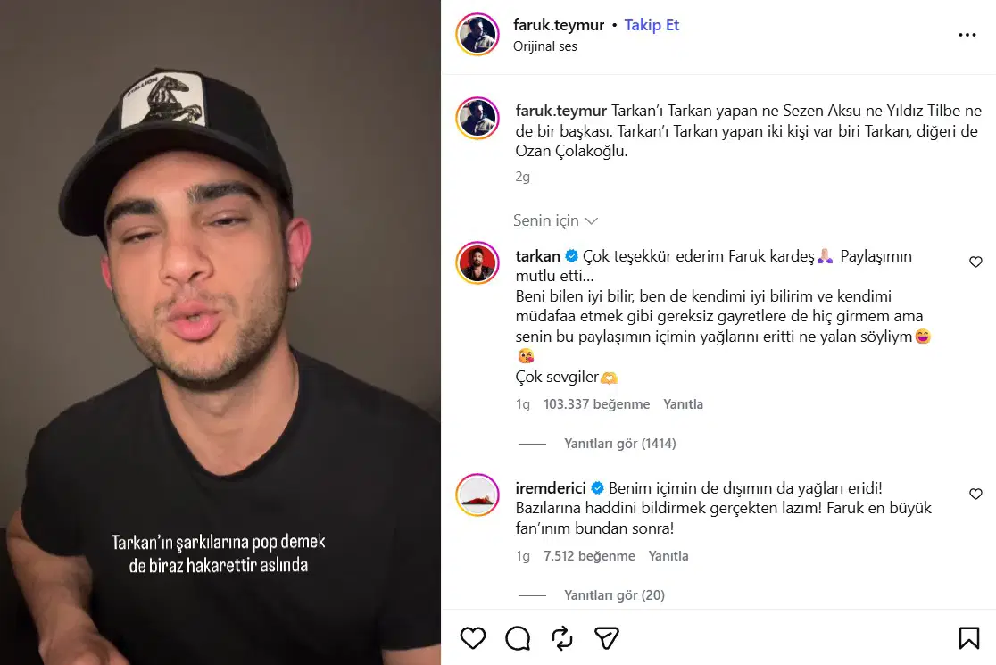 Tarkan'dan Emre Kaya'ya sert yanıt: Palyaçoyu sorumlu tutma, kendine sor!