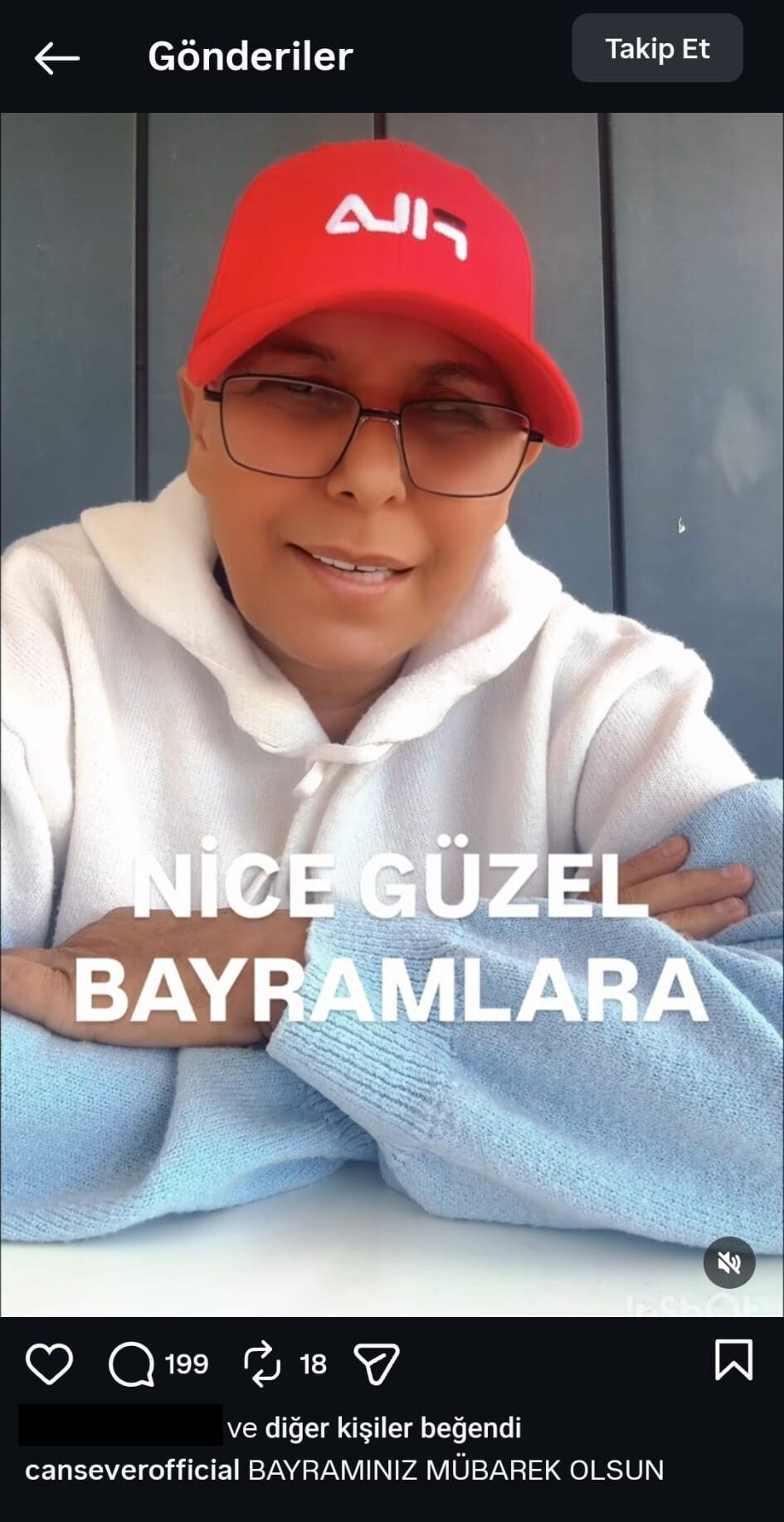 Cansever’den ilik nakli sonrası ilk paylaşım