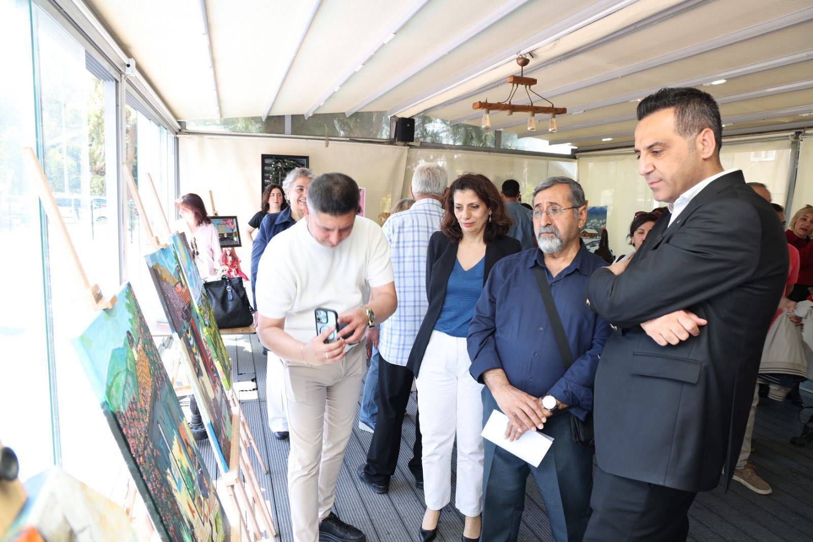 Çiğli’de sanat dolu yıl sonu sergisi